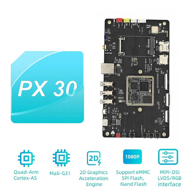 Rockchip PX30 쿼드 코어 64 비트 개발 보드